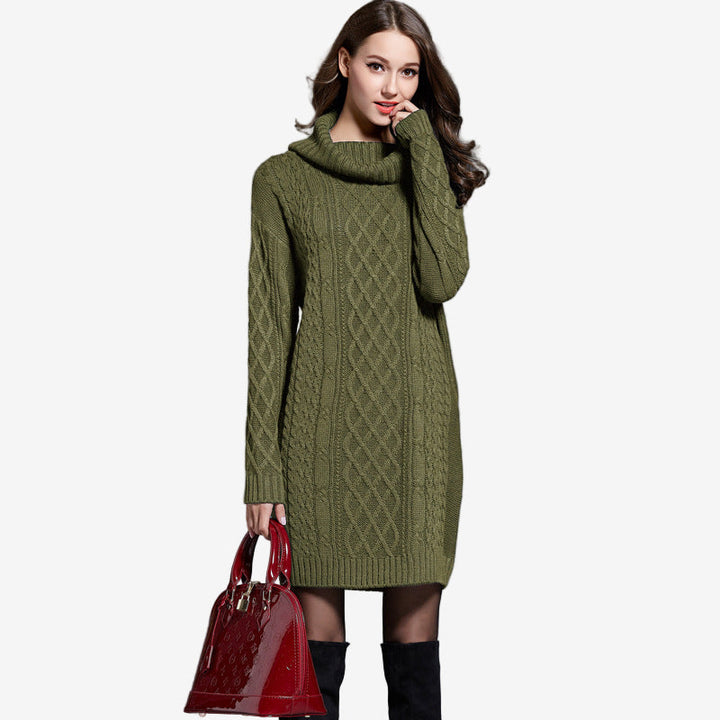 Amira™ Robe Pull à Col Roulé