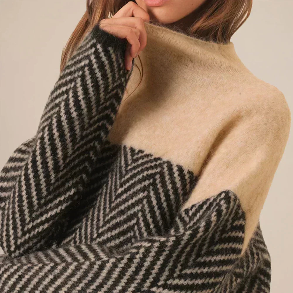Noëlle™ | Pull Tricoté Deux Pièces