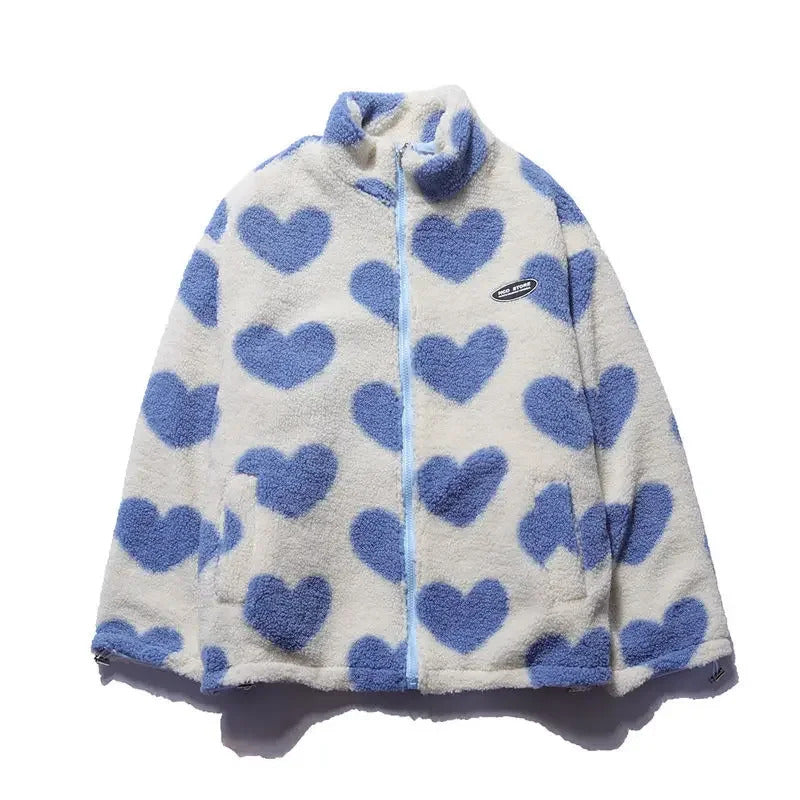 Katharina™ | Veste réversible à motifs cœur