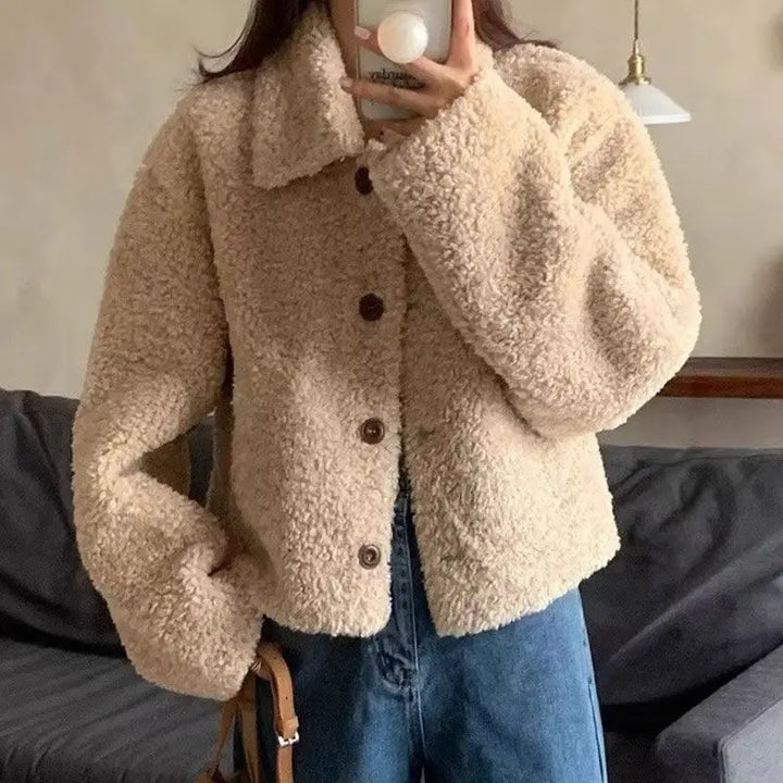 Élodie | Veste douce boutonnée