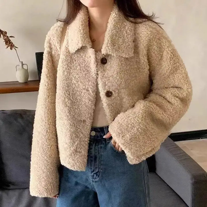 Élodie | Veste douce boutonnée