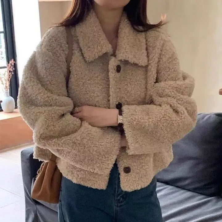 Élodie | Veste douce boutonnée