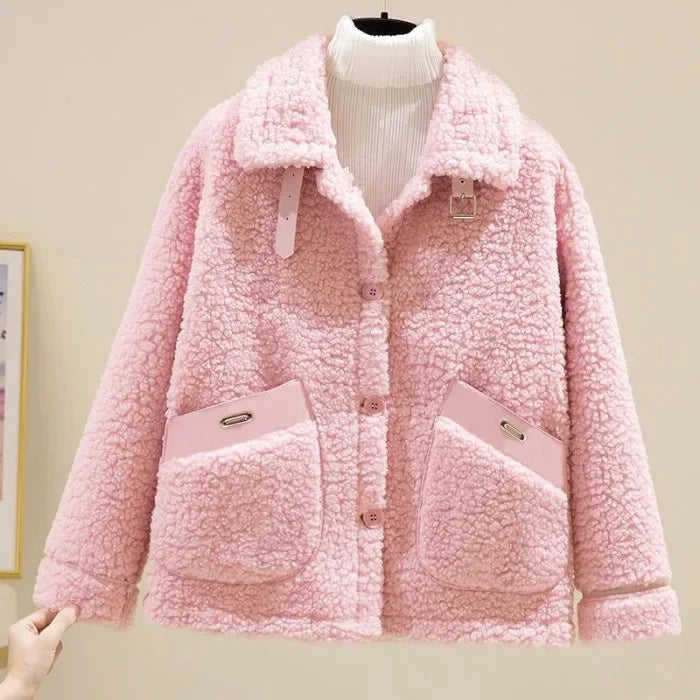 Camille | Veste en peluche décontractée