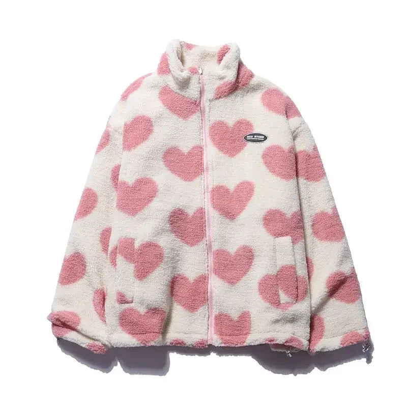 Katharina™ | Veste réversible à motifs cœur